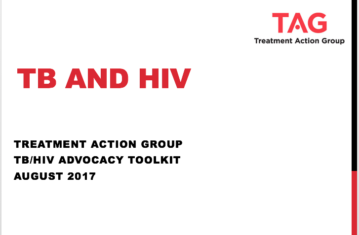 Tb Activist Toolkits Treatment Action Group 